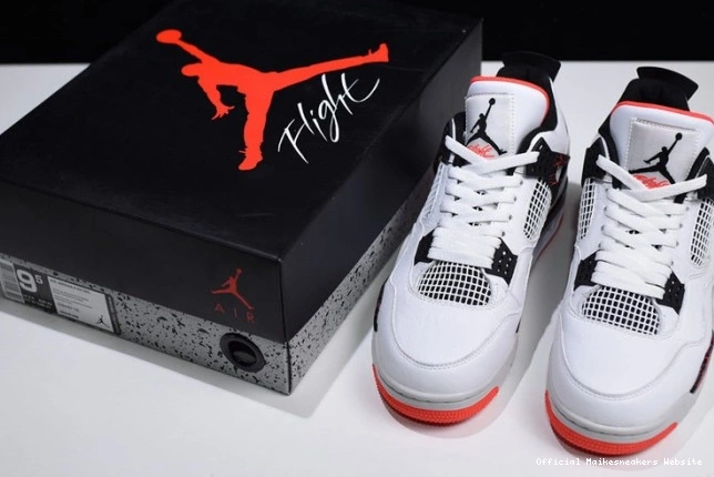 Official Maikesneakers Air 308497-116 4 Retro Jordan Lava Hot 0808